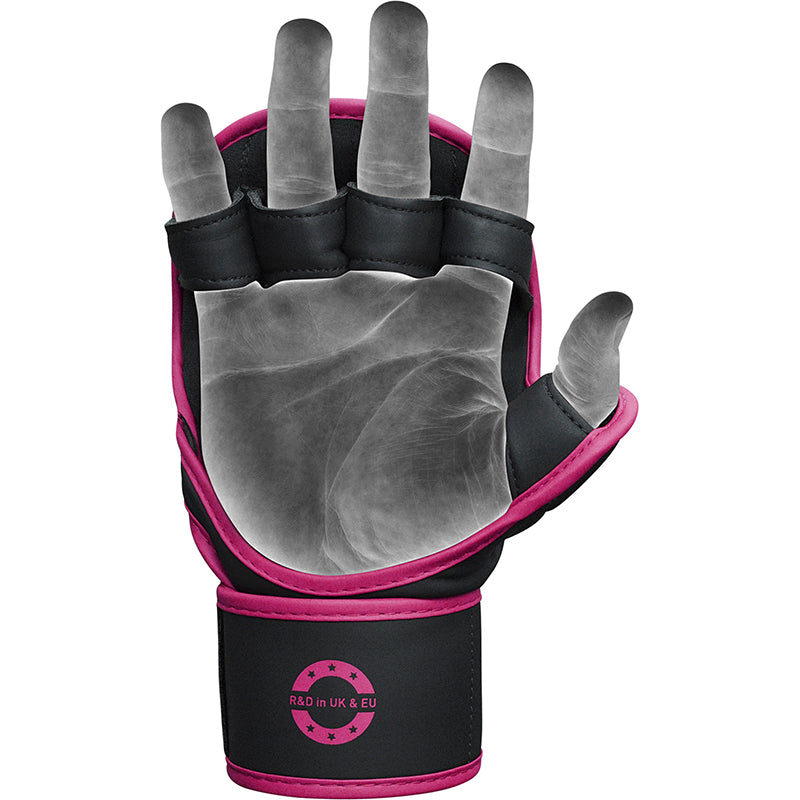 RDX F6 KARA MMA Sparring Gloves#color_pink