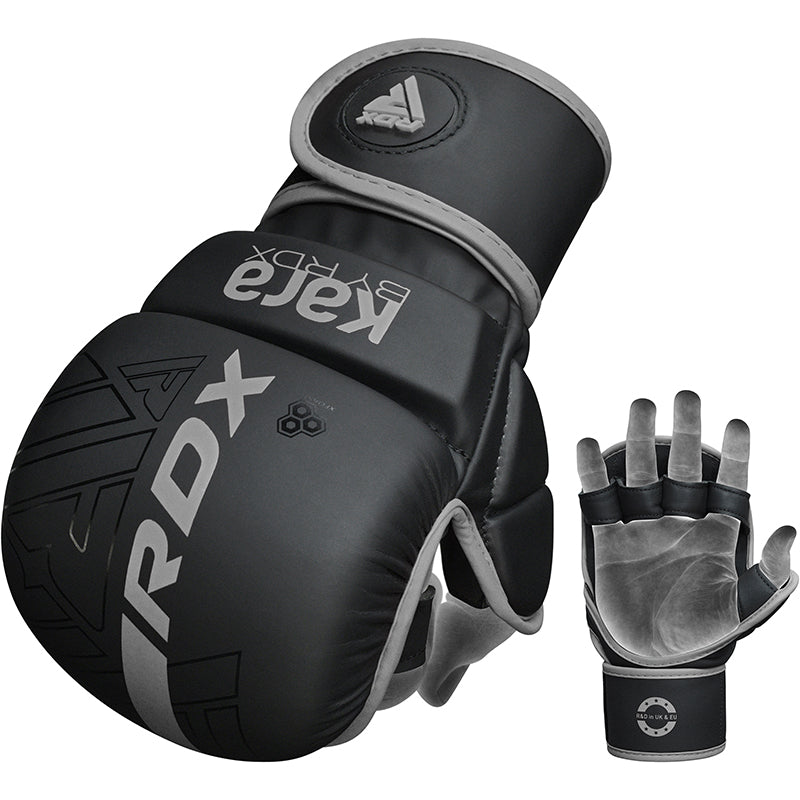 RDX F6 KARA MMA Sparring Gloves#color_silver