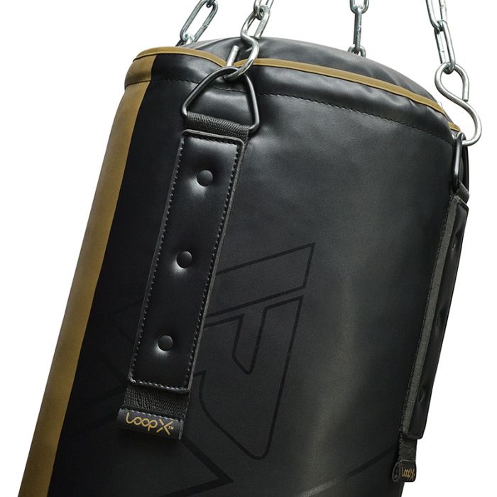 RDX F6 KARA 4ft/5ft Punch Bag & Bag Gloves#color_golden