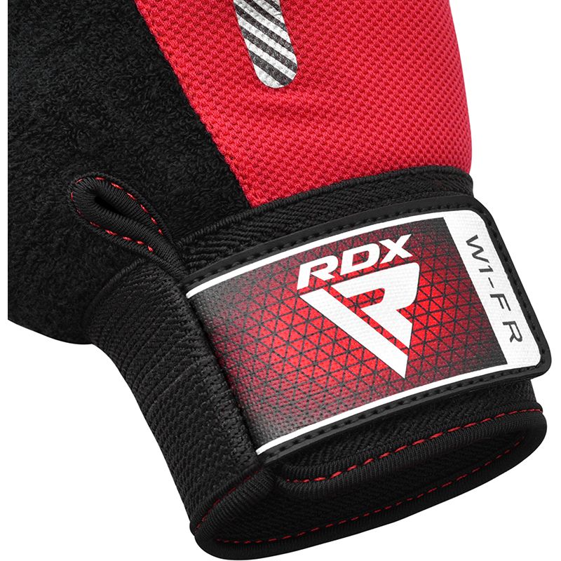 RDX W1 Full Finger Gym Gloves#color_red