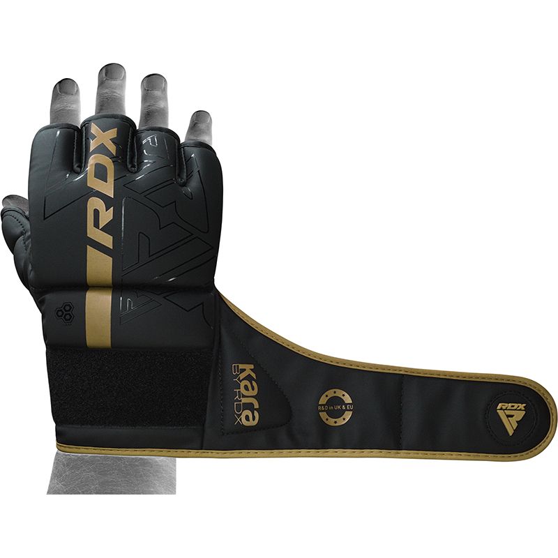 RDX F6 KARA MMA Grappling Gloves#color_golden