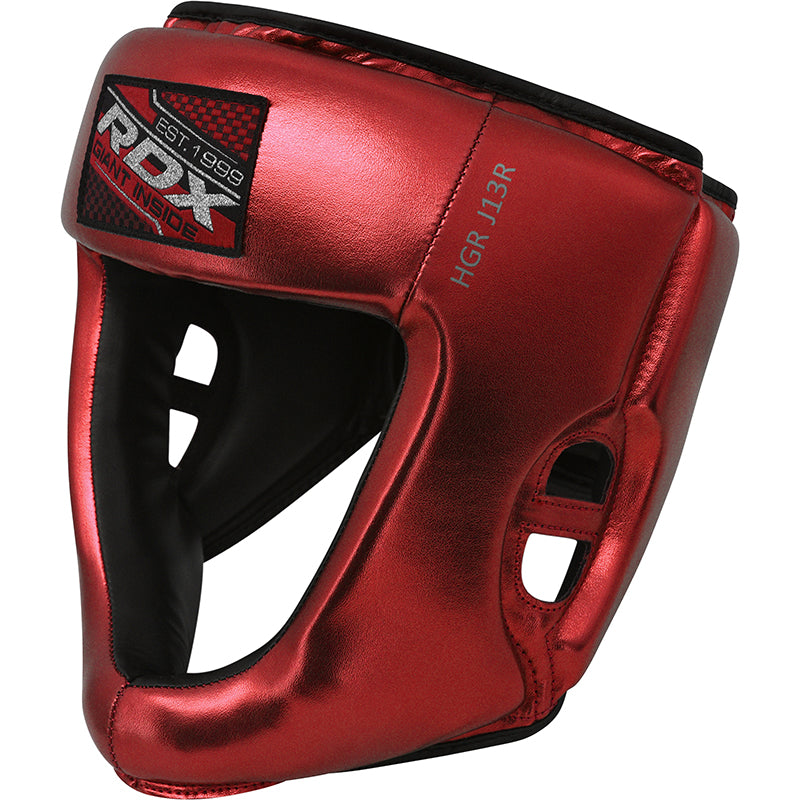 RDX J13 Kids Boxing Headguard#color_red