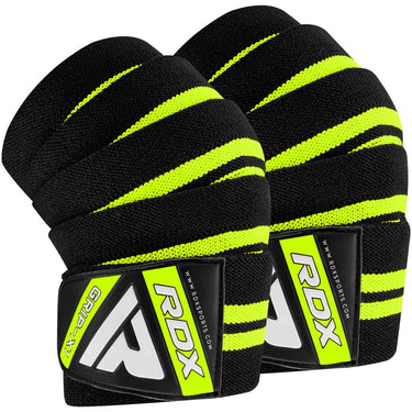 RDX K3G Elasticated Green Knee Wraps