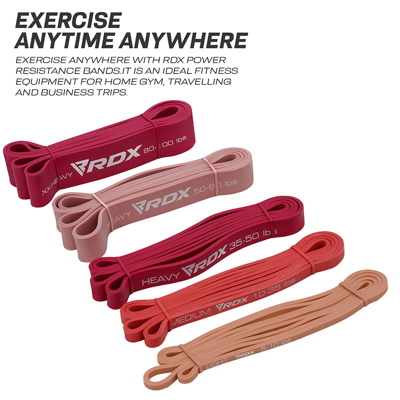 RDX MP 5-in-1 Pull Up Assist & Body Stretching Bands for Resistance Training