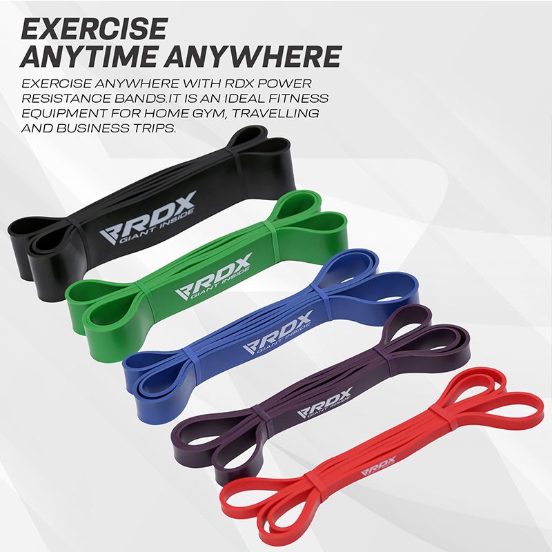 RDX P1 5-in-1 Pull Up Assist & Body Stretching Bands for Resistance Training