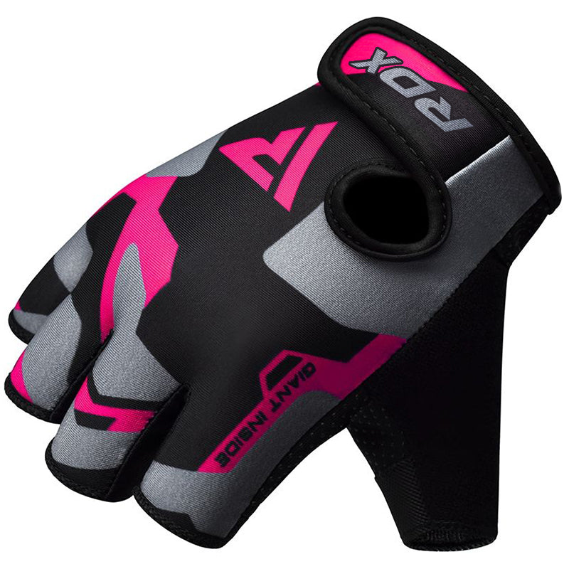 RDX F6 Pink Weightlifting Gym Gloves