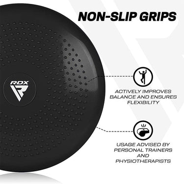 RDX PM Stability Cushion Seat Wobble Balance Disc with Air Pump#color_black