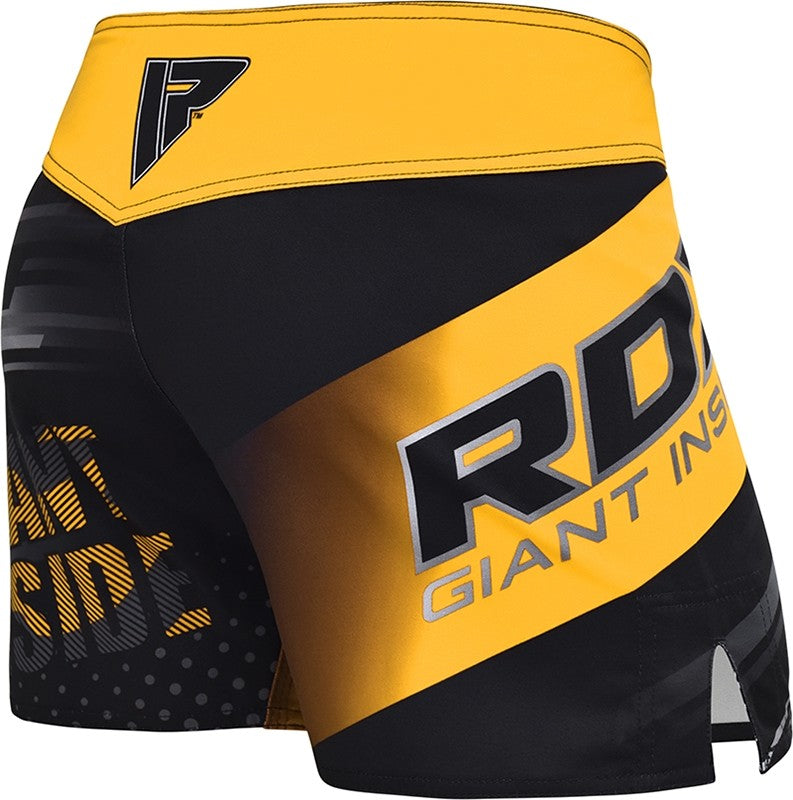 RDX R10 Blaze MMA Shorts#color_yellow