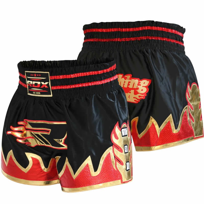 RDX R2 Ultra Crimson Satin Muay Thai Shorts-3XLarge