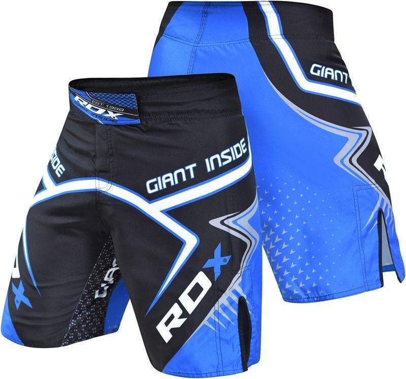 RDX R7 Giant Inside Medium Blue Polyester MMA Shorts   