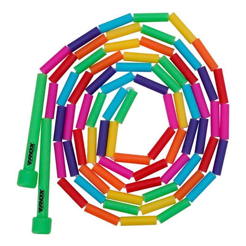 RDX BR Rainbow Color Braided Nylon Tangle-Free 10ft Kids Skipping Rope ...