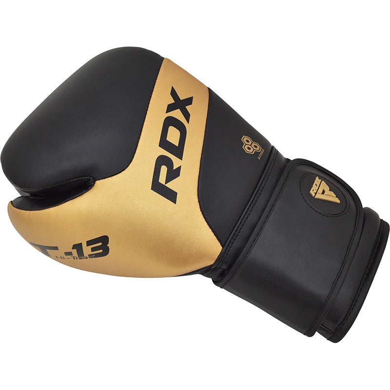 RDX T13 Boxing Gloves#color_golden