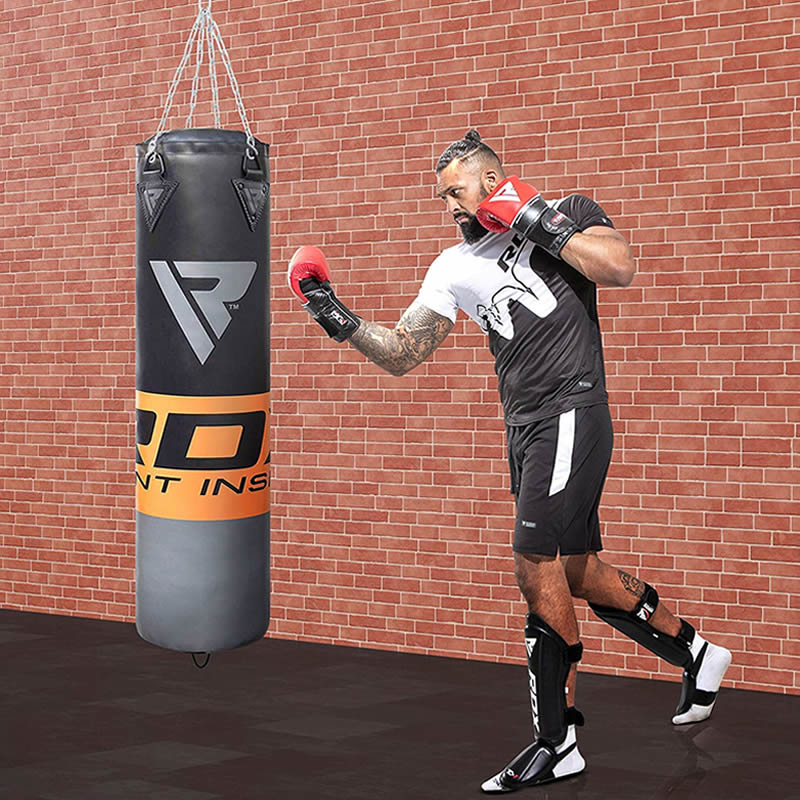 RDX FO 4ft / 5ft 13-in-1 Heavy Boxing Punch Bag & Gloves Set