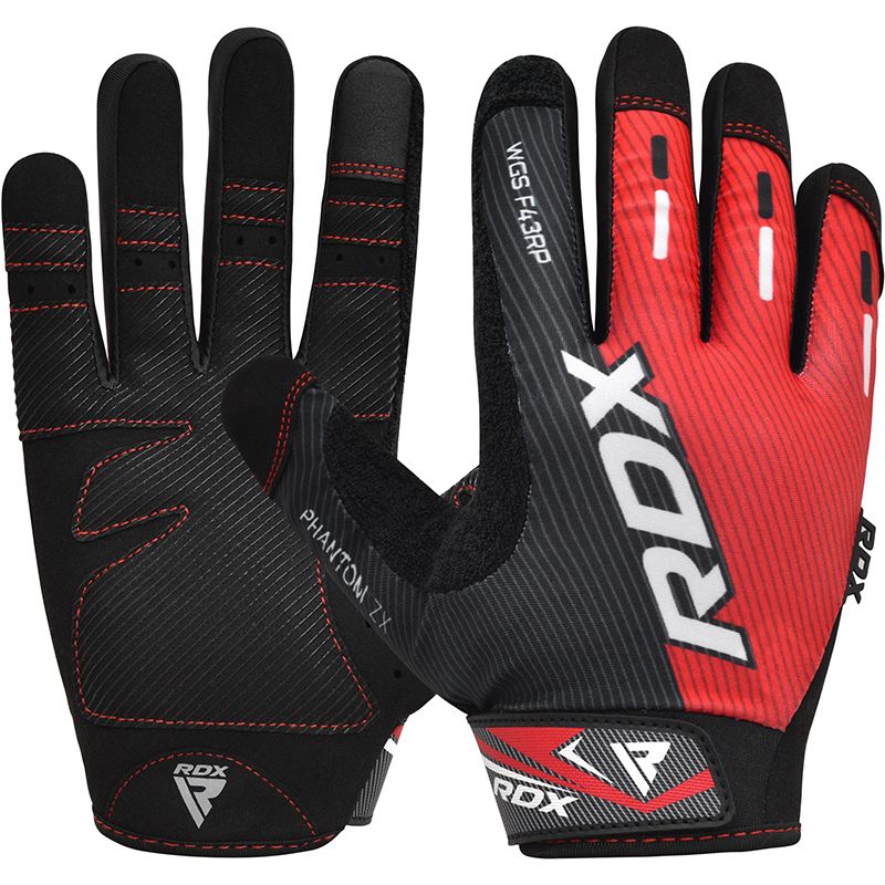 RDX F43 Full Finger Touch Screen Gym Workout Gloves-S