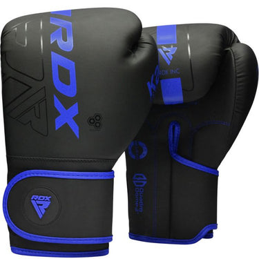 RDX F6 Kara Boxing Training Gloves Black#color_blue