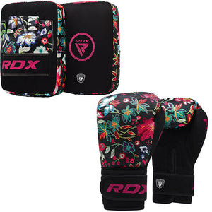 RDX FL3 Boxing Gloves with Focus Pads