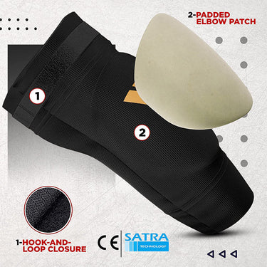 RDX HY Elbow Support Pads#color_black