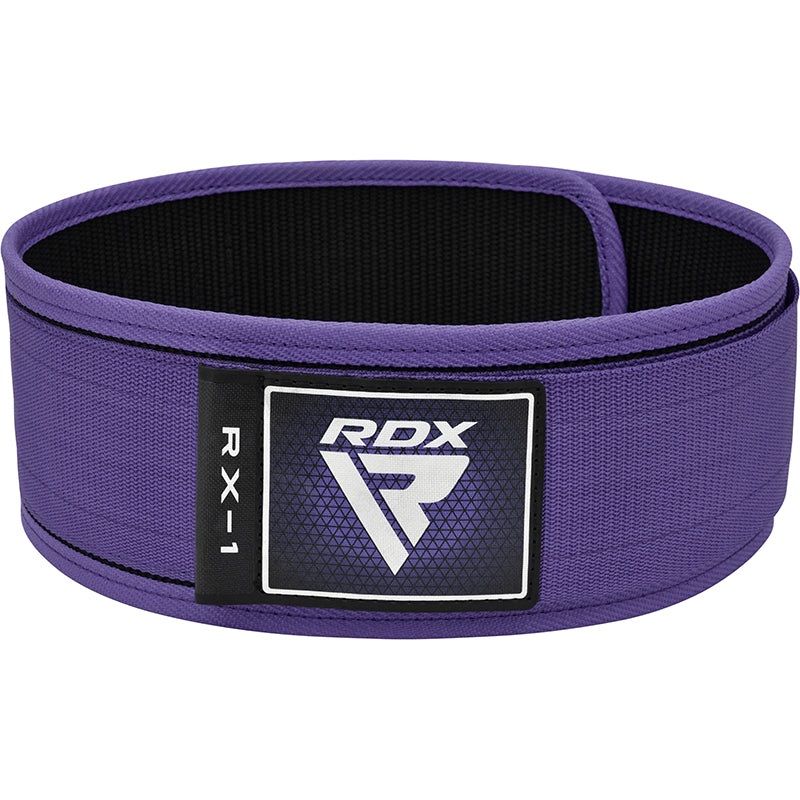 RDX RX1 4” Weight Lifting Belt For Women#color_purple