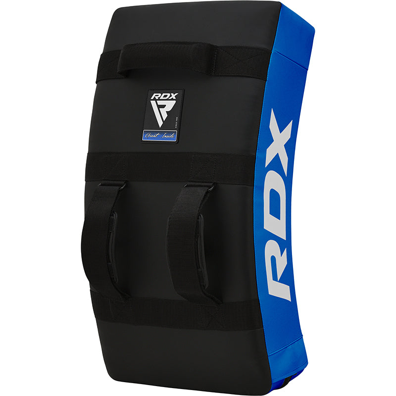 RDX T1 Curved Kick Shield with Nylon Handles #color_blue
