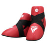 RDX T1 WAKO Approved  Leather Foot Protector#color_red