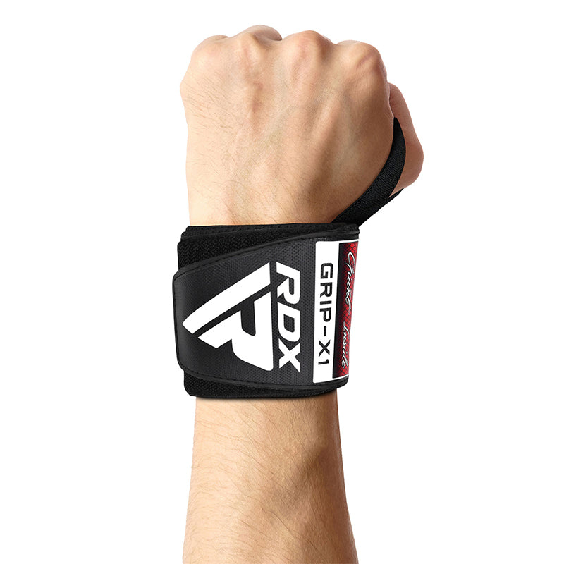 RDX W4 Wrist Support Wraps for Weight Lifting#color_red