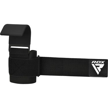 RDX W5 Weight Lifting Hook Straps#color_black