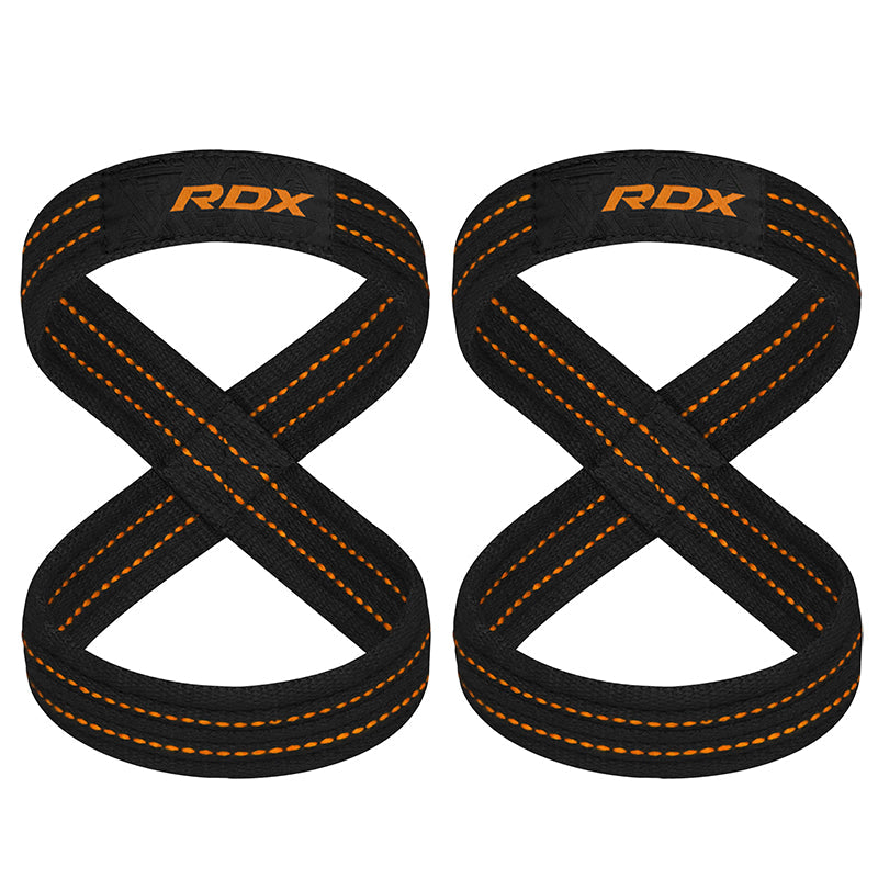 RDX weight lifting 8 Figure Strap#color_orange
