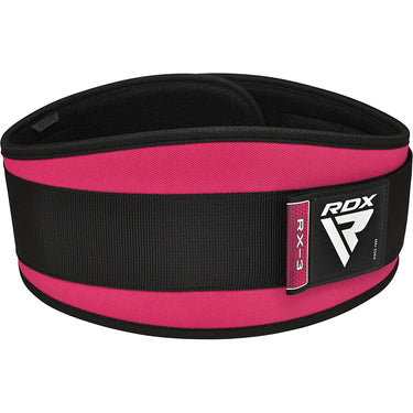 RDX X3 6 INCH Weightlifting Neoprene Gym Belt for Women#color_pink