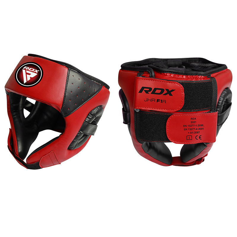 RDX F1 Kids Open Face Head Guard#color_red