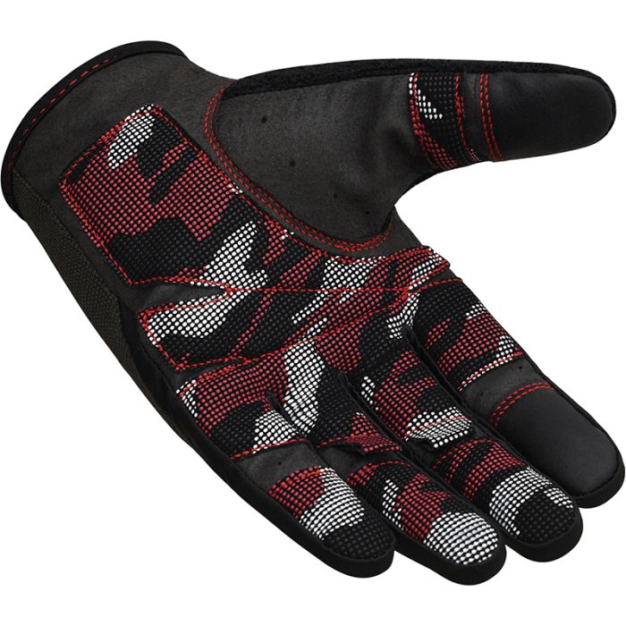 RDX T2 WEIGHTLIFTING FULL FINGER GYM GLOVES#color_red