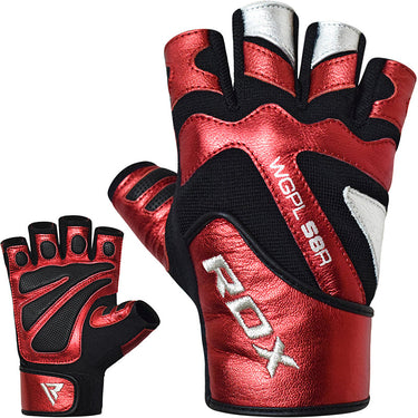 RDX S8 Bold Rote Trainingshandschuhe aus Leder