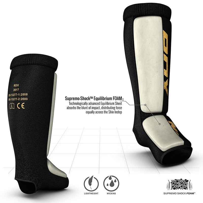 sípcsontvédők RDX F6 Shin Instep matte golden (SGR-F6MGL sípcsontvédők RDX F6 Shin Instep matte golden (SGR-F6MGL