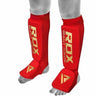 RDX SI MMA Gel Padded Lightweight Shin Instep Guard OEKO-TEX® Standard 100 certified#color_red