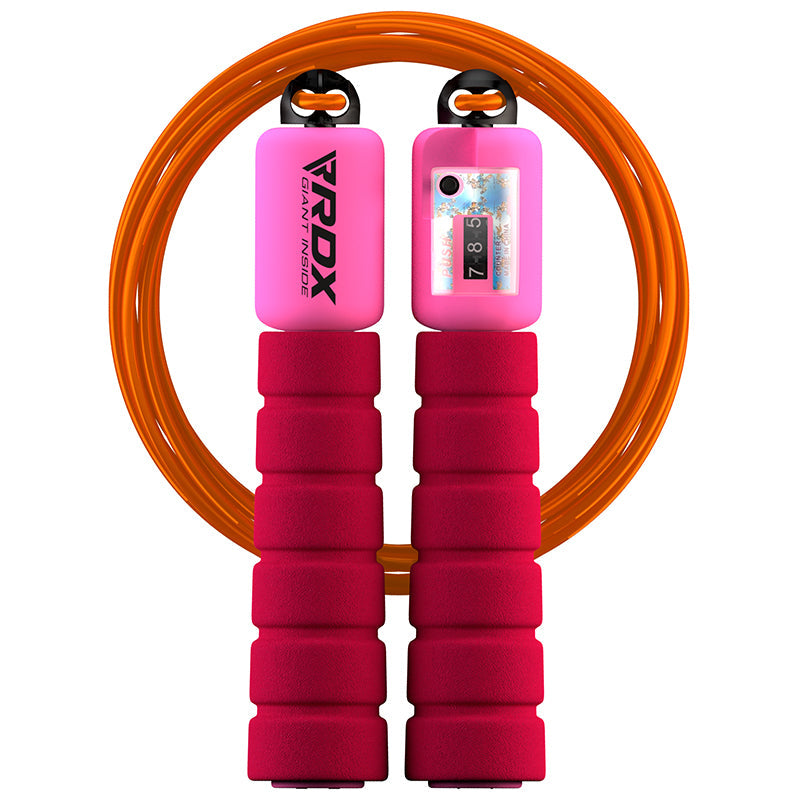 Counter Skip Rope RDX FP Kids 10.3ft Adjustable Skipping Rope with Counter – RDX Sports ...