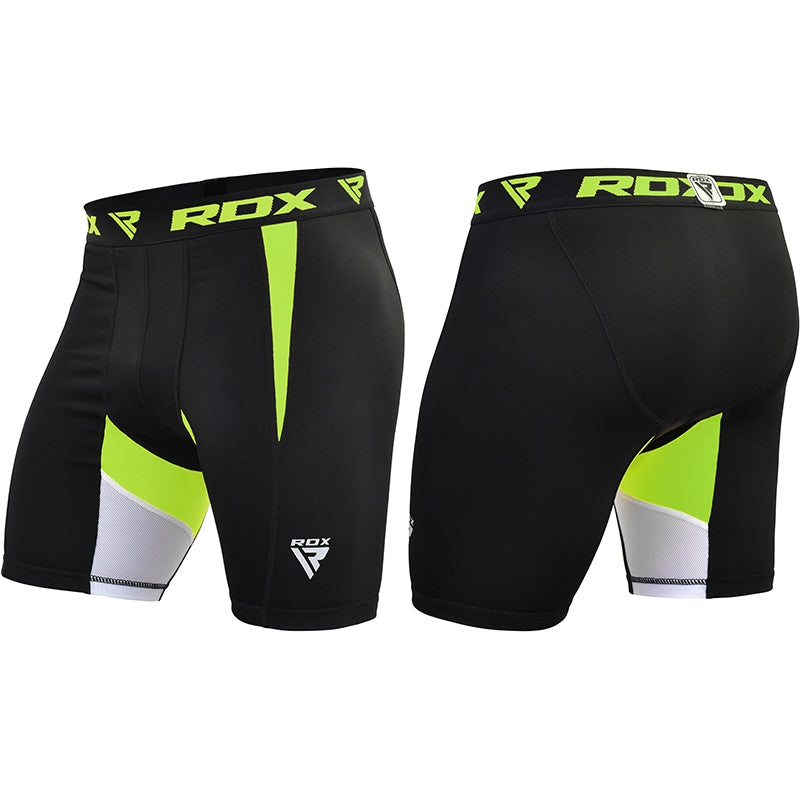 RDX X3 Thermal Spats Shorts #color_green