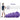RDX B1 Inflatable Anti-Slip Yoga Ball with Portable Foot Air Pump#color_purple
